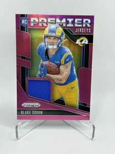 2024 Panini Prizm - Premier Jerseys Blake Corum #PJ-BCM Pink Prizm (MEM, RC) - Bild 1 von 2