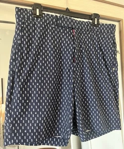 RLX Ralph Lauren Blue Pineapple Print Performance Mens Golf Short Size 34 - Picture 1 of 5