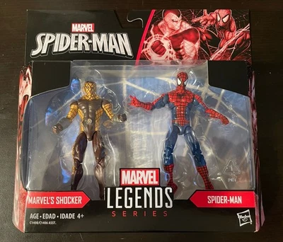 Marvel Legends 3.75 英寸 2 件套 - Marvel’s Shocker & Spider-Man - 全新 2017 — 第 1/3 张图片