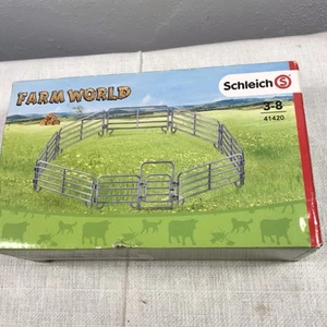 Neu im Karton Schleich Farm World Corral Zaun Viehtor Stift Zubehör # 41420 - Bild 1 von 14
