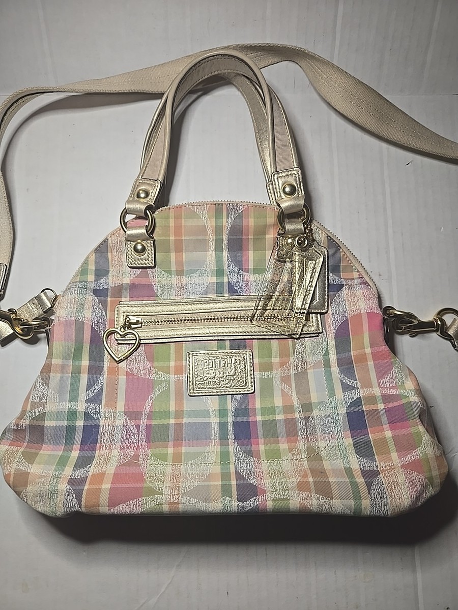 Coach Daisy Madras Poppy Pocket Shoulder