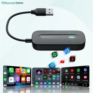 OTTOCAST Play2Video EXPRESS 5APP YouTube Netflix Kabelloser CarPlay Android Auto - Bild 1 von 9