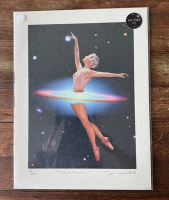 Joe Webb – Black Swan 2021 Signed Limited Edition Silkscreen Print 30x40cm - Image 1 of 4