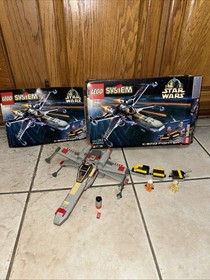 Lego 7140 Star Wars X-WING FIGHTER Incomplete wbox & Instructions