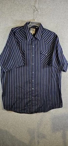 Ely ganadero Big Man Alto vaquero occidental manga larga cuadros perla talla 3xlt - Imagen 1 de 8