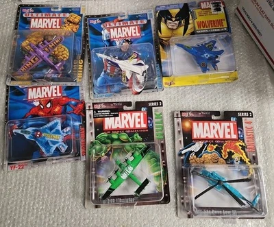  Ultimate Marvel Air Force Collection - Lote Mixto 6 Aviones NUEVO  Foto 1 de 4