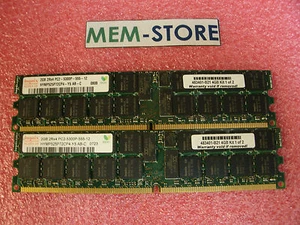 483401-B21 4GB 2x2GB PC2-5300 Memory HP BL260c 465c G5 - Picture 1 of 1
