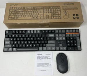 Wireless Bluetooth Keyboard & Mouse for Mac & PC Multi-Device Battery Powered BL - Afbeelding 1 van 13