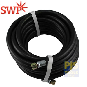 10m langer 10mm Schlauch mit 1/4 Zoll BSP weibliche Enden Industrie Gummi Luftschlauch - Bild 1 von 1