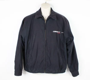 Vintage Toyota Longo Jacket Mens Large On Tour Hope Fleece Lined Blue - Picture 1 of 10