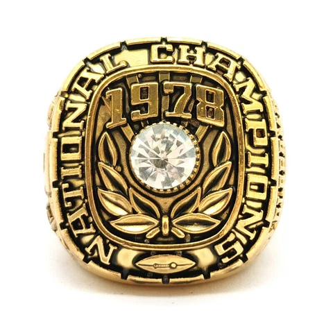 1978 Alabama Crimson Tide Role Sec HC Bear Braynt Ring Football Championship Cover