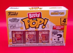 Funko Bitty POP! Minions Skating Stuart 4-pack Despicable Me Vinyl Figures New - Picture 1 of 6