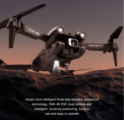 Z908 Pro Drone Professional 4K HD Camera Mini4 Dron Optical Flow - Image 1 of 4