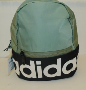 Adidas Backpack Mini-Woman Girls unisex baby linear legacy /white /olive green - Picture 1 of 7