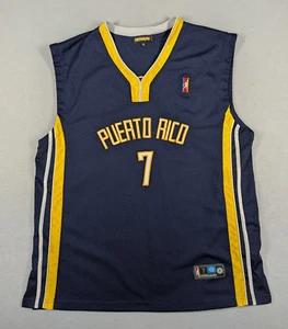 Puerto Rico Jersey Mens Size XL Blue Netgear Carlos Arroyo #7 - Picture 1 of 11