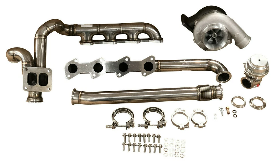 KIT CARREGADOR TURBO FORD F150 5.4L T4 HOT PARTS 800HP 97-03 V8 5.4 F-150 - Imagem 1 de 4