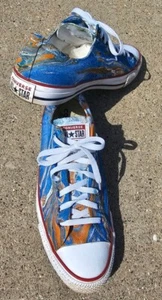 Converse All Star Low Top Tie-Dye Multicolor Sneakers Men 12 Lady 14 - Picture 1 of 8