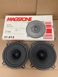 ALTAVOCES MAGSTONE 130mm 25W NUEVO STOCK ANTIGUO DOBLE CONO COCHE CLÁSICO-MINI-FORD-BMW - Imagen 1 de 3