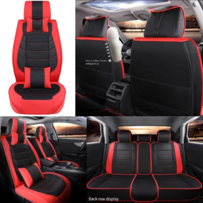 Juego completo de funda de asiento de coche protector trasero delantero 5 asientos para Volkswagen Golf GTI MK7 Foto 1 de 4