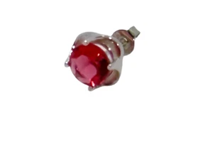 Echt 925 Sterling Silber Stern Ohrringe - schicke florale Zirkon akzentuiert - Bild 1 von 8