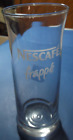 RARE VINTAGE NESTLE NESCAFE FRAPPE COFFEE ADVERTISING GLASS DISTRIBUTED GREECE !