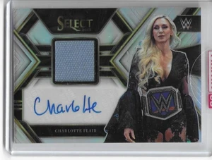 2023 Panini Select WWE Prizm Smackdown - Charlotte Flair Auto Relic: #47/99 - Picture 1 of 2
