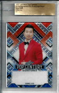 2022 Leaf Metal Pop Century Pre-Production Proof Simu Liu