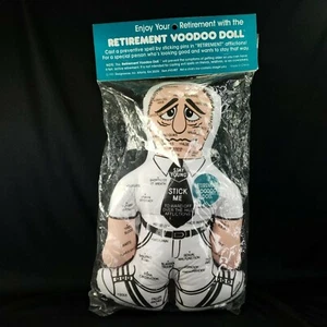 Retirement Voodoo Doll Fun Gag Gift Party Stuffed Retire 1995 Vintage - Picture 1 of 7