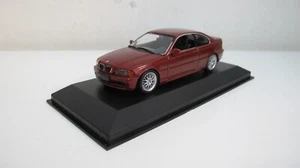 1:43 MINICHAMPS (MAXICHAMPS) 1999 BMW 328Ci E46 cupé rojo coches diecast - Imagen 1 de 6