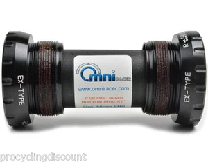 OMNI Racer WORLDS LIGHTEST Ti CERAMIC Bottom Bracket Shimano Hollowtech II: 74g - Picture 1 of 12