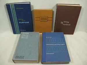 Lot of 5 VTG English Guidebooks~Hayakawa~Perrin~Kammer~Mulligan~Birk~McCrimmon - Picture 1 of 24