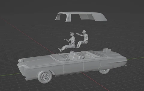 The Green Hornet Kato Figure Set plus 4inch Black Beauty Car 3D Printed Cover