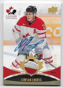 16/17 UD TEAM CANADA JUNIORS AUTOGRAPH PATCH /199 (#101-142) U-Pick From List - Picture 1 of 8