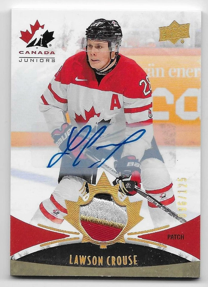 16/17 UD TEAM CANADA JUNIORS AUTOGRAPH PATCH /199 (#101-142) U-Pick From List - Image 1 of 1