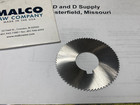 Malco SS234045172, Slitting Saw Blade, 2-3/4" x 0.045" x 1", 72 Teeth, HSS, USA