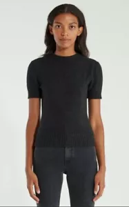 FREYA Puff Sleeve Sweater Billie The Label. Cinder Gray Size Large NWT $128 - Picture 1 of 4