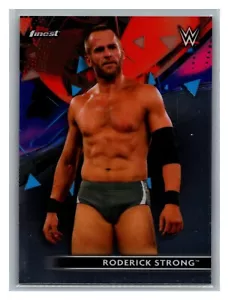 2021 Topps Finest WWE - #94 Roderick Strong - Picture 1 of 2