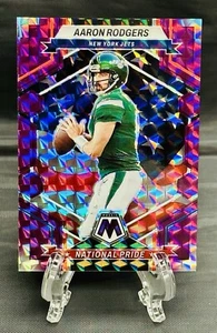 2023 Panini Mosaic AARON RODGERS Purple Prizm National Pride #48/49 - Picture 1 of 2