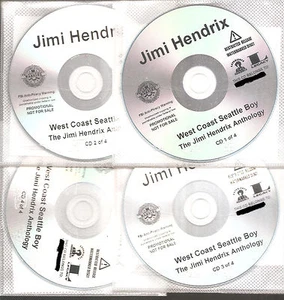 JIMI HENDRIX "WEST COAST SEATTLE BOY" US Promo CD Set - Picture 1 of 1