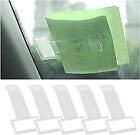  Car Windshield Parking Ticket Holder, 5 Pieces Auto Plastic Transparent 
