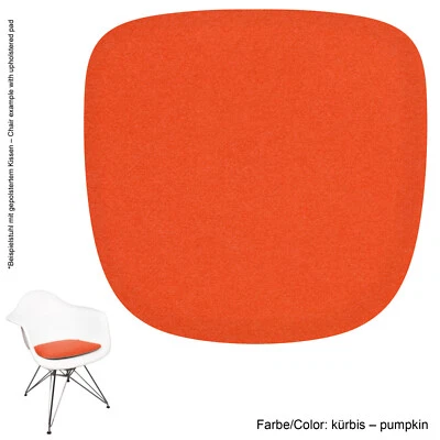 Eco Felt Pad 4mm Suitable for Eames Armchair DAW, DAR, DAX, RAR, DAL Cushion - Image 1 of 4
