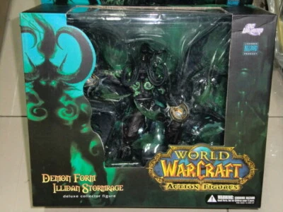 World of Warcraft WOW Demon Form Illidan Stormtage Dluxe Coleccionista Figura Caja Set Foto 1 de 4