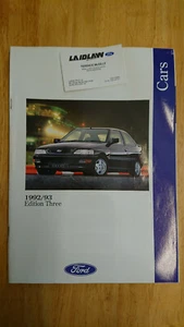 1992 (October) Ford Range Brochure inc. Fiesta, Escort, Orion, Sierra, Granada - Picture 1 of 1