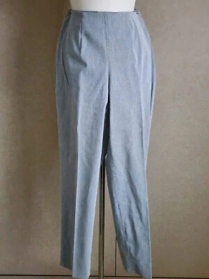 Piazza Sempione Gray/Black Small Check Pant Size 44/10 for Women - Image 1 of 2