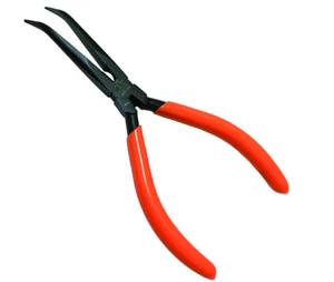 FUJIYA MP8-150 Precision Bent Nose Pliers for Plastic Models, 150mm Spring Type - Picture 1 of 4