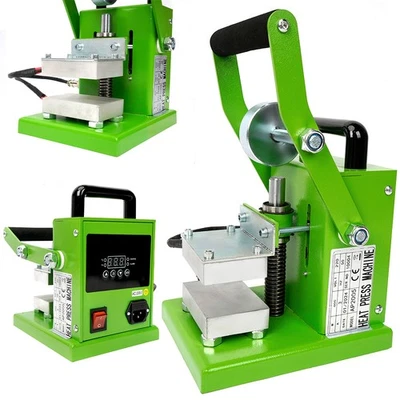 0-250℃ 0-1 Ton Heat Press Machine 6X9CM Heating Plate High Pressure Machine  AU - image 1 of 4