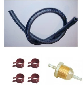 Small Engine, Lawn Mower, Tractor Fuel Line Kit Fits Engines With 1/4" ID Lines - Picture 1 of 4