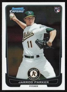 2012 Bowman Chrome Jarrod Parker #99 Rookie Oakland Athletics - Picture 1 of 2