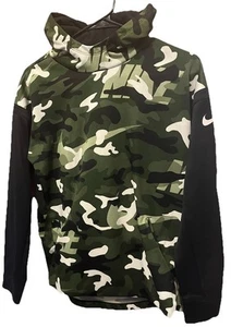 Nike Youth Camo Pullover Hoodie. Army Green. Youth XL. EUC - Picture 1 of 6