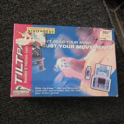 Pelican Accessories TiltPak Nintendo 64 Rumble Motion Sensing Card NEW, SEALED! - Image 1 of 4